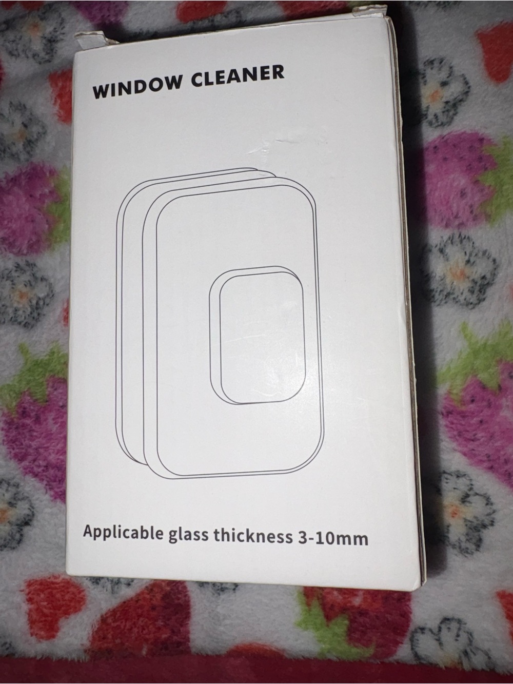 Window Cleaner Magnetic Glass Cleaner - White